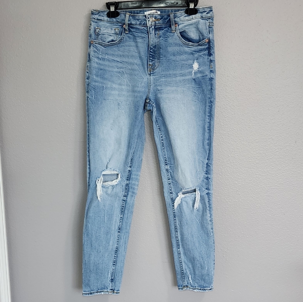 VIGOSS FRANKIE SLIM STRAIGHT HIGH-RISE JEANS/ SIZE 29